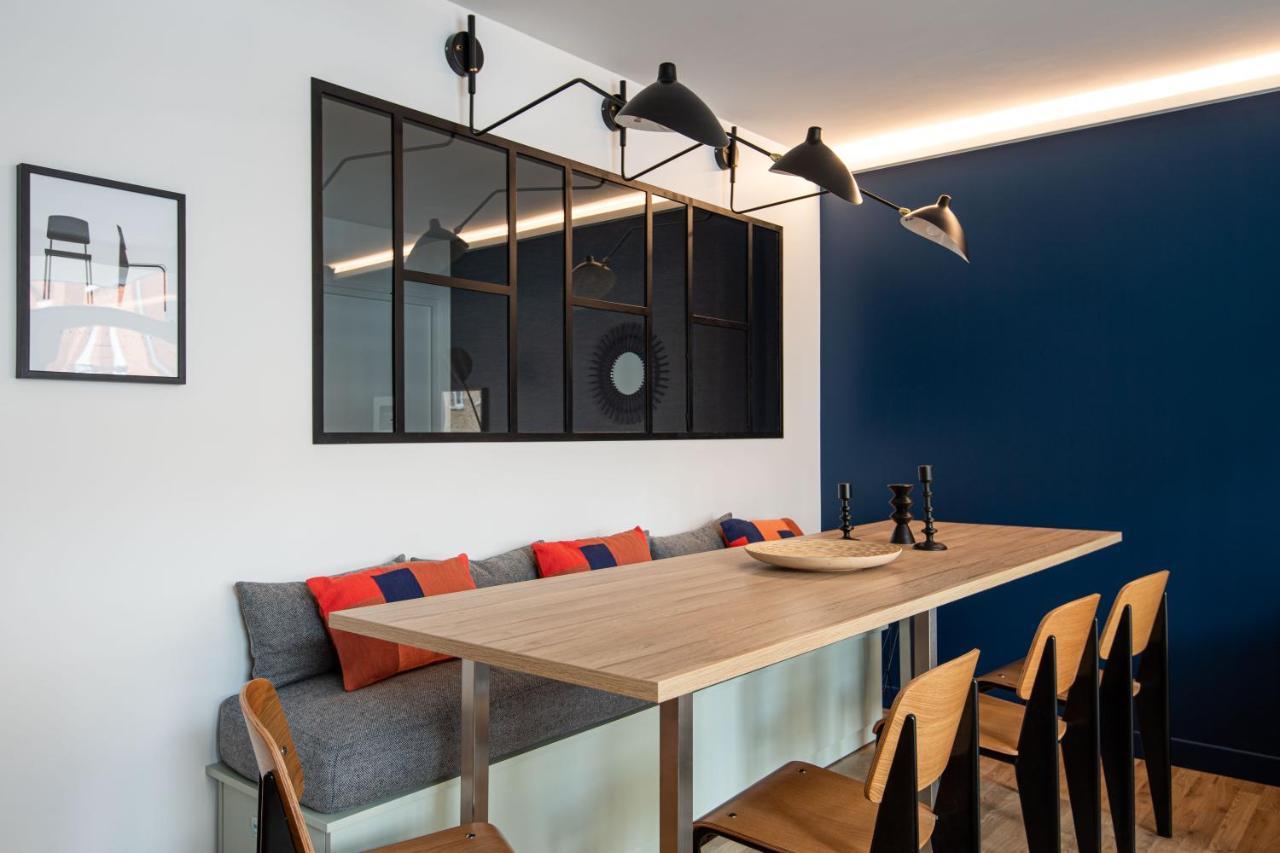New - Appt Style Le Corbusier Avec Balcon - 8 Pers Apartment Paris Luaran gambar