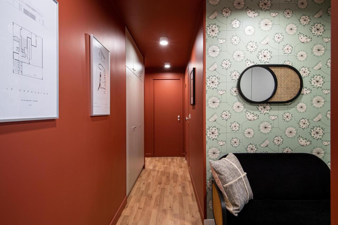 New - Appt Style Le Corbusier Avec Balcon - 8 Pers Apartment Paris Luaran gambar
